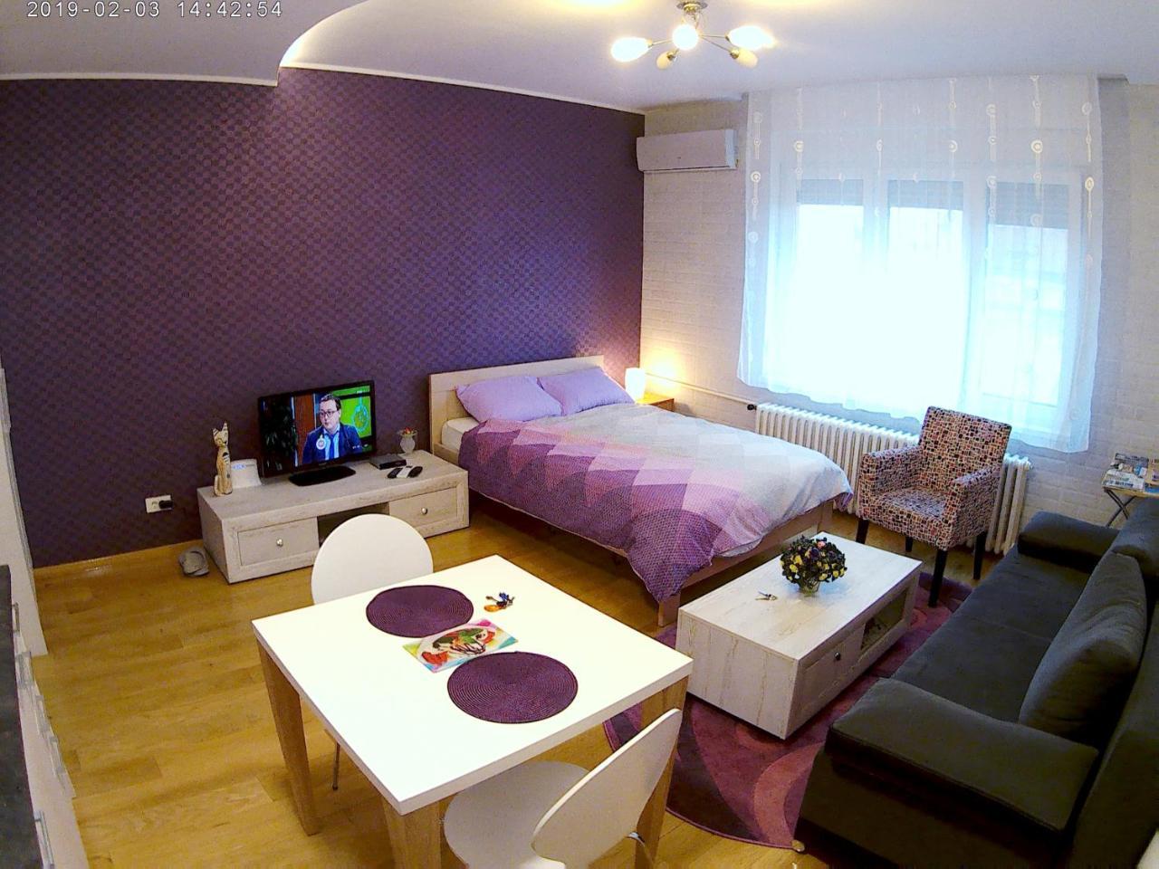 Sara - Modern Apartment In The City Center Újvidék Kültér fotó